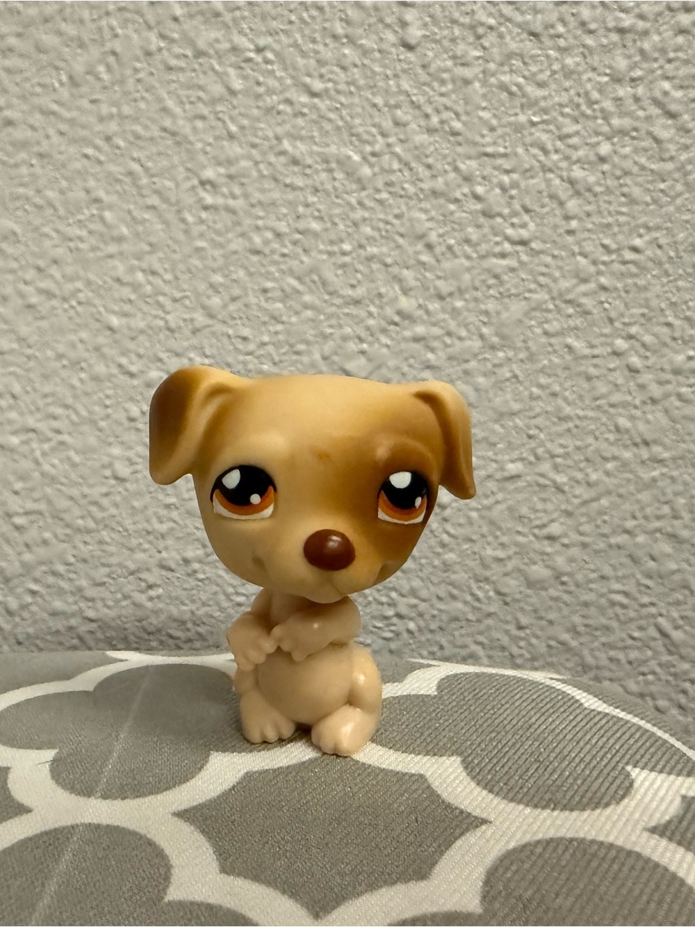 Authentic Littlest Pet Shop #109 Brown and Tan Jack Russell Terrier